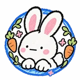 토끼 배지